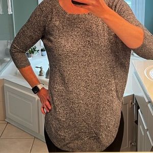 Express gray thin sweater